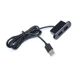 Торцевая зарядка USB+Type-C
